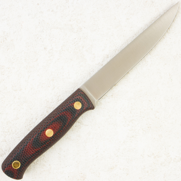 Нож Южный Крест Рыбацкий L, Elmax, Micarta Black/Red, Насечка