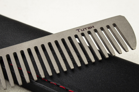 Расческа Для Бороды N.C. Custom 03.01, Titanium BT-6 - купить в интернет-магазине Blademan