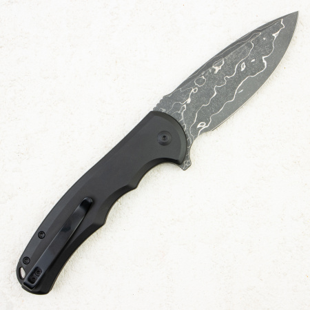 Нож CIVIVI Praxis Button Lock, Damascus, Black Aluminum Handle, C18026E-DS1 Нож CIVIVI Praxis Button Lock, Damascus, Black Aluminum Handle, C18026E-DS1