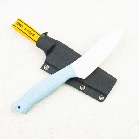 Нож OWL Canadian F, N690 Cryo, Micarta Jeans Blue, Kydex Нож OWL Canadian F, N690 Cryo, Micarta Jeans Blue, Kydex