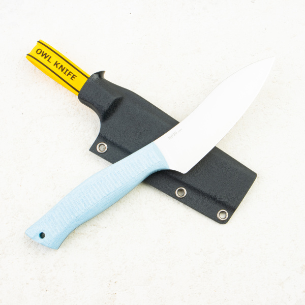 Нож OWL Canadian F, N690 Cryo, Micarta Jeans Blue, Kydex