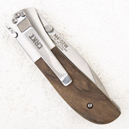 Нож CRKT M4-02W Carson, 8Cr13MoV, Stainless Steel/Wood, M4-02W