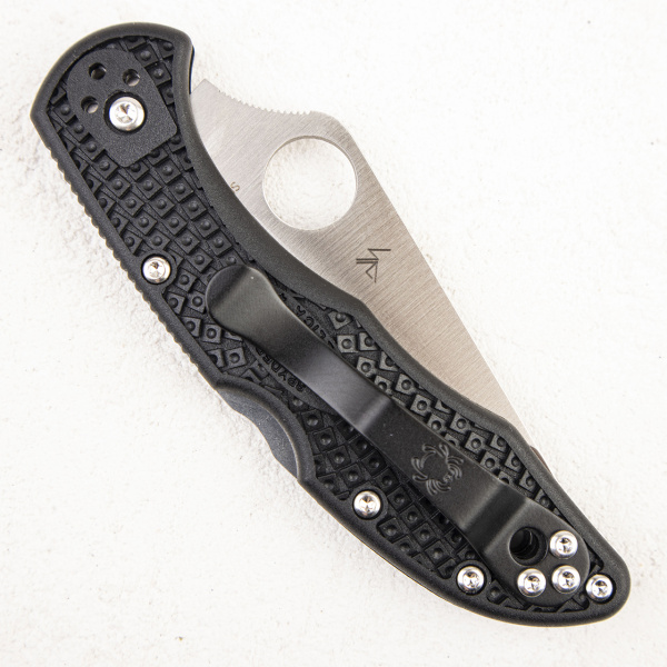 Нож Spyderco Delica, VG-10, FRN Black - складной туристические ножи из стали