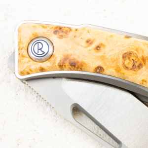 Нож Chris Reeve Mnandi Box Elder Burl, CPM S45VN, Titanium / Box Elder - складной туристические ножи из стали Нож Chris Reeve Mnandi Box Elder Burl, CPM S45VN, Titanium / Box Elder - складной туристические ножи из стали