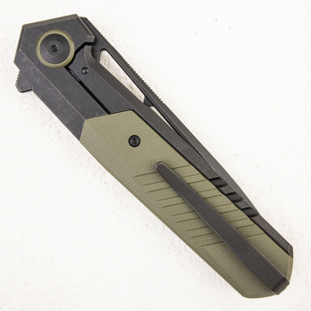 Нож WE Knife Arsenal, 20CV, Titanium Black/G10 OD Green Нож WE Knife Arsenal, 20CV, Titanium Black/G10 OD Green - купить в интернет-магазине Blademan