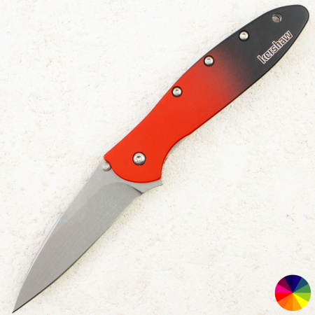 Нож Kershaw Leek, CPM MagnaCut, Red Aluminium Handle, 1660GRD