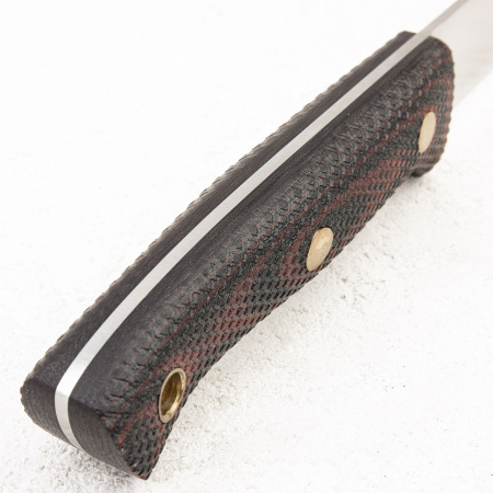 Нож Южный Крест Шершень L, N690, Конвекс, Микарта Красно-Черная, Насечка - купить в интернет-магазине Blademan