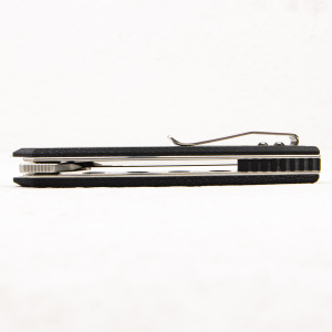 Нож QSP Leopard, 14C28N, Linen Micarta Black/Grey - складной туристические ножи из стали Нож QSP Leopard, 14C28N, Linen Micarta Black/Grey - складной туристические ножи из стали