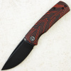 Нож Petrified Fish Beluga, Black Stonewashed, 14C28N, Gmascus Red/Black Handle, PFP01XRDMW Нож Petrified Fish Beluga, Black Stonewashed, 14C28N, Gmascus Red/Black Handle, PFP01XRDMW