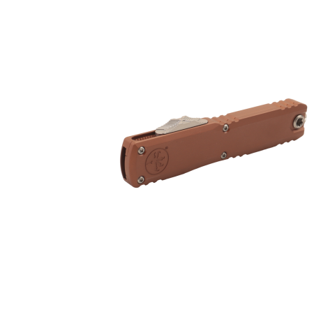 Нож Microtech Ultratech GEN IV, Stonewash, M390, Aluminum Brown Handle, 11214-10 BN