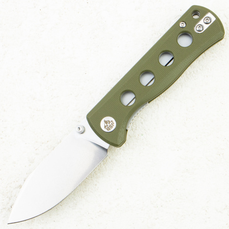 Нож QSP Canary Folder, 14C28N, Olive G10 Handle, QS150-F1