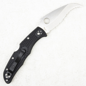 Нож Spyderco Matriarch 2, Full Serrated, VG-10, FRN Black, C12SBK2 Нож Spyderco Matriarch 2, Full Serrated, VG-10, FRN Black, C12SBK2
