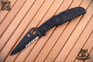 Spyderco Endura, Combo, Black Blade, VG-10 - складной туристические ножи из стали