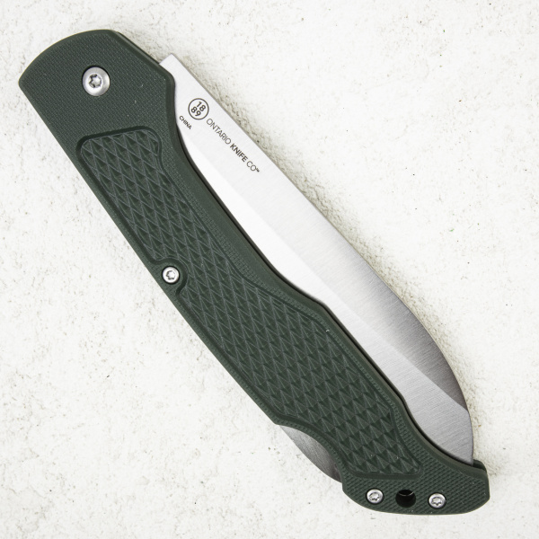 Нож Ontario Camp Plus Chef Knife, 43001, Stainless, Green