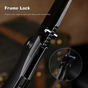 Нож Remette Cool Whale, M390, Titanium Black Handle, RTCL-T4