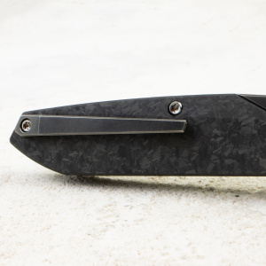 Нож WE Knife Brr15, Polished Gray, M390, Gray Titanium/ Shredded Carbon Fiber Handle, WE24007-3 Нож WE Knife Brr15, Polished Gray, M390, Gray Titanium/ Shredded Carbon Fiber Handle, WE24007-3
