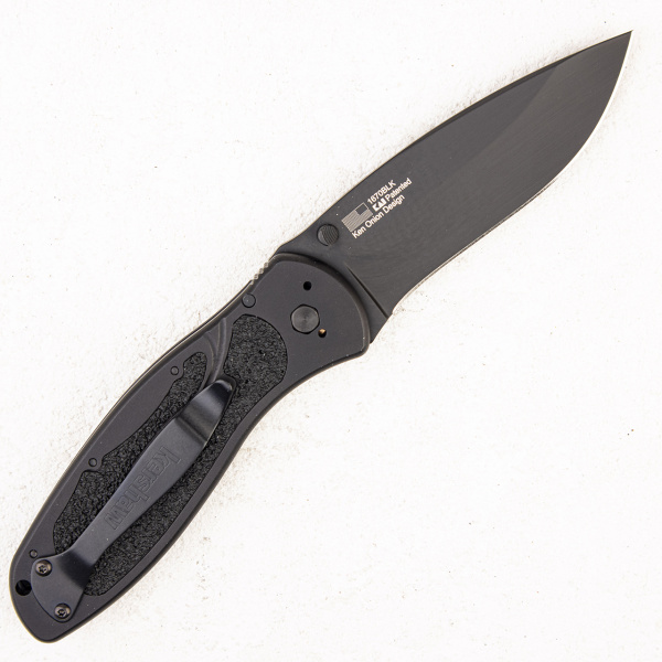 Нож Kershaw Blur, 14C28N Sandvik, Full Black - складной туристические ножи из стали
