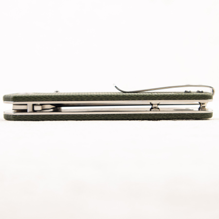 Нож QSP Penguin, D2, Linen Micarta Green - купить в интернет-магазине Blademan