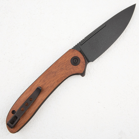 Нож WE Knife Saakshi, 20CV Black, Titanium Black/Wood - купить в интернет-магазине Blademan