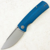 Нож Petrified Fish Beluga, K110, Stonewashed, Blue Micarta Handle, PFP01BMP Нож Petrified Fish Beluga, K110, Stonewashed, Blue Micarta Handle, PFP01BMP