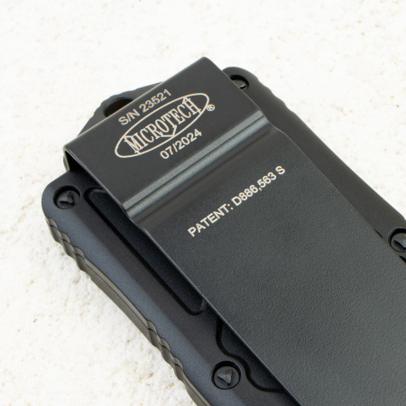 Нож Microtech Exocet, Tactical, CTS-204P, Aluminum Black, 158-1 T Нож Microtech Exocet, Tactical, CTS-204P, Aluminum Black, 158-1 T