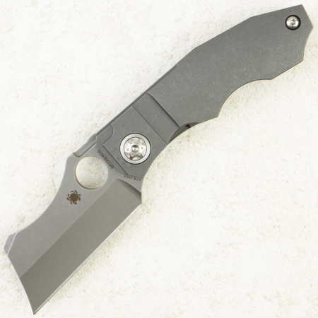 Нож Spyderco Stovepipe, CPM 20CV, Titanium Handle, C260TIP Нож Spyderco Stovepipe, CPM 20CV, Titanium Handle, C260TIP