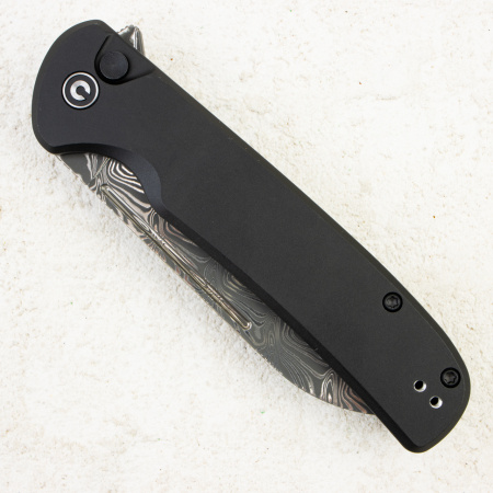 Нож CIVIVI Chevalier II Flipper & Button Lock, Damascus, Black Aluminum Handle, C20022B-DS1 Нож CIVIVI Chevalier II Flipper & Button Lock, Damascus, Black Aluminum Handle, C20022B-DS1
