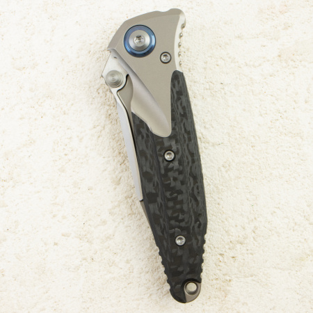 Нож Microtech Socom Bravo Mini, Bead Blasted, M390, Titanium/Carbon Black Handle, 260M-7 Нож Microtech Socom Bravo Mini, Bead Blasted, M390, Titanium/Carbon Black Handle, 260M-7