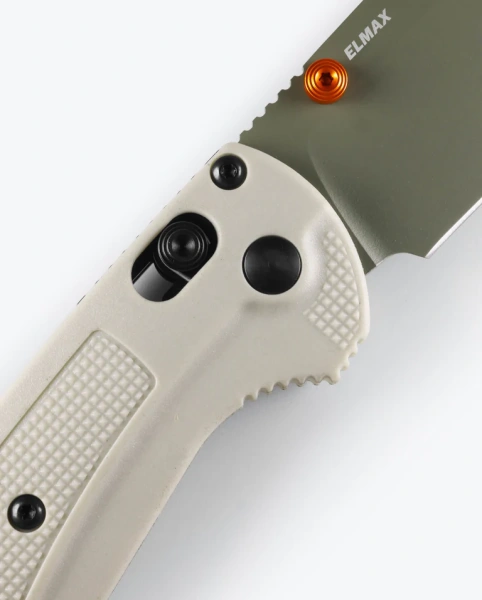 Нож Benchmade Taggedout, Elmax, Tan Grivory Handle, 15536GN-01