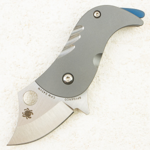 Нож Spyderco Pochi, CPM S45VN, Titanium, C256TIP - складной туристические ножи из стали Нож Spyderco Pochi, CPM S45VN, Titanium, C256TIP - складной туристические ножи из стали