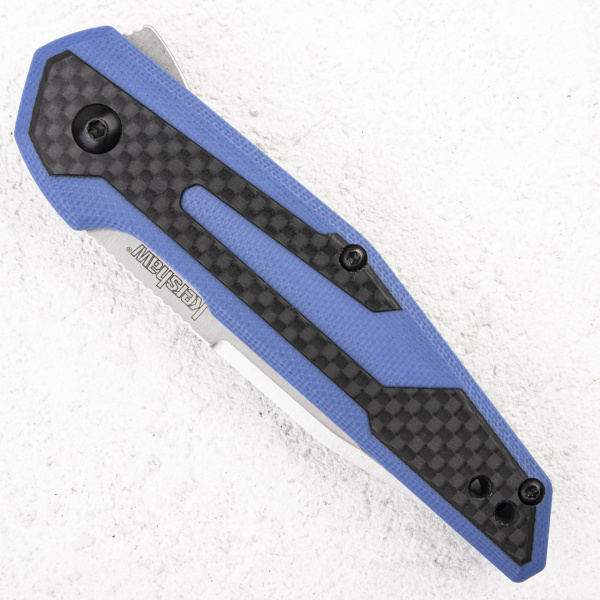 Нож Kershaw Fraxion, 8Cr13MoV, Satin, G10/Carbon Blue, 1160BLU