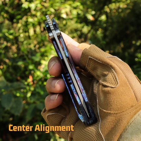 Нож Remette Wild Species, M390, Titanium Fired DarkBlue Handle, WD108-B Нож Remette Wild Species, M390, Titanium Fired DarkBlue Handle, WD108-B