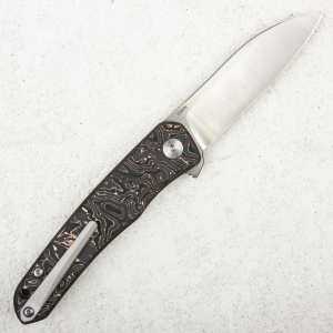 Нож QSP Otter, CPM S35VN, Copper Foil Carbon Fiber, QS140-B1 Нож QSP Otter, CPM S35VN, Copper Foil Carbon Fiber, QS140-B1