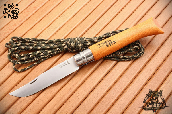 Нож Opinel №12, Углеродистая сталь, Бук - складной туристические ножи из стали