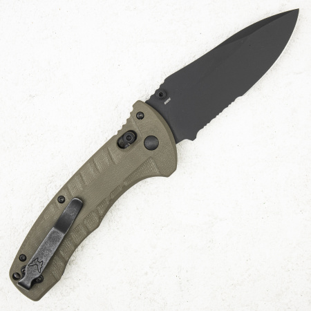 Нож Benchmade Turret, CPM-S30V, G10 Olive, 980SBK