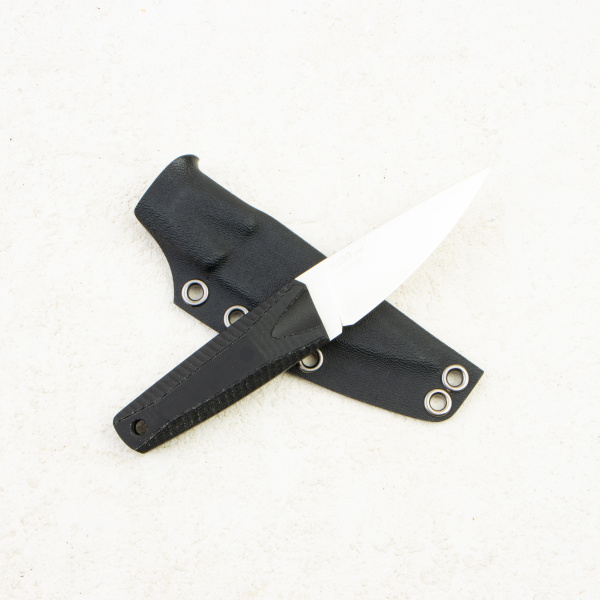 Нож OWL Tyto XS F, N690 Cryo, Micarta Black, Kydex