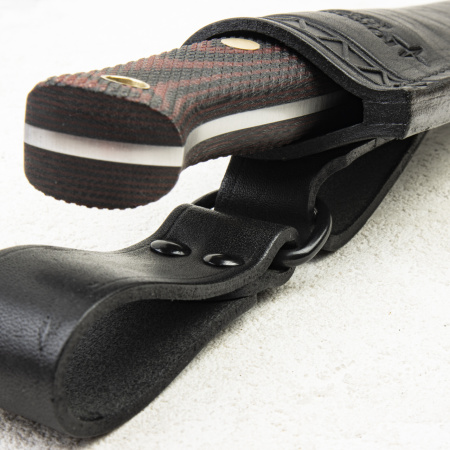 Нож Южный Крест Fox, CPR, Конвекс, Микарта Красно-Черная - купить в интернет-магазине Blademan