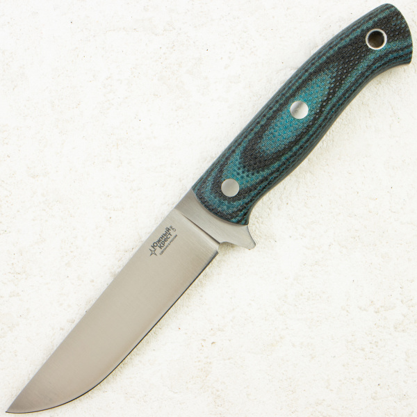 Нож Южный Крест F5, CPR, Micarta Black/Blue, Насечка