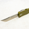 Нож Microtech Hera Hellhound, Stonewash, M390, Aluminum OD Green, 919-10 ODS, (Signature Series) Нож Microtech Hera Hellhound, Stonewash, M390, Aluminum OD Green, 919-10 ODS, (Signature Series)