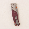 Нож Benchmade Bugout, S90V, Gray/Redstone Aluminum & Richlite Handle, 535-09