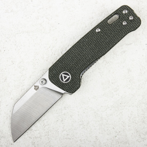 Нож QSP Penguin MINI, 14C28N, Micarta Green - складной туристические ножи из стали Нож QSP Penguin MINI, 14C28N, Micarta Green - складной туристические ножи из стали