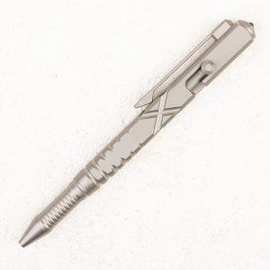 Тактическая ручка WE KNIFE TP-02C Plain, 6AL4V Titanium Тактическая ручка WE KNIFE TP-02C Plain, 6AL4V Titanium - купить в интернет-магазине Blademan