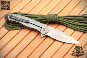 Нож WE Knife Kitefin 2001H, S35VN, 6AL4V Titanium - складной туристические ножи из стали