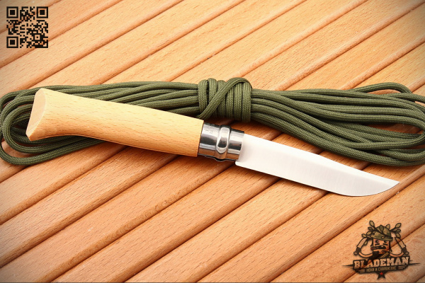 Opinel №8 Alpine adventures, Нерж. сталь, Дуб, Пеший туризм - складной туристические ножи из стали