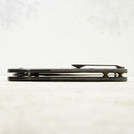 Нож WE Knife WE-Guthrie, Polished Gray, CPM 20CV, Titanium/FatCarbon Fiber Inlay Handle, WE23072B-3 Нож WE Knife WE-Guthrie, Polished Gray, CPM 20CV, Titanium/FatCarbon Fiber Inlay Handle, WE23072B-3
