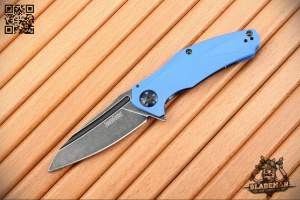 Нож Kershaw Natrix, Blackwash, Blue - складной туристические ножи из стали