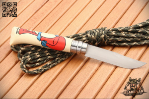 Нож Opinel №8, Edition France by Jeremyville - купить в интернет-магазине Blademan