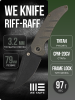Нож WE Knife Riff-Raff, CPM 20CV, Titanium Bronze Нож WE Knife Riff-Raff, CPM 20CV, Titanium Bronze