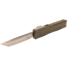 Нож Microtech Ultratech GEN IV, Stonewash, M390, Aluminum OD Green Handle, 11234-10 OD