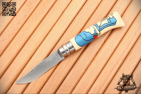 Нож Opinel №8, Edition France by Jeremyville - купить в интернет-магазине Blademan